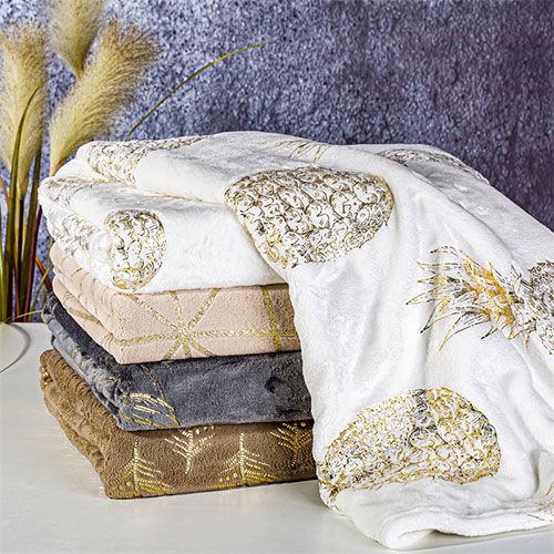 Golden n Silver Flannel