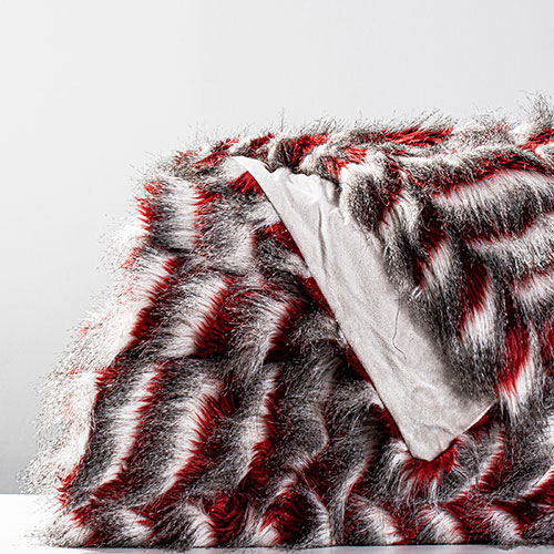 Jacquard Faux fur